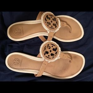 Tory Burch Miller Fringe Sandals